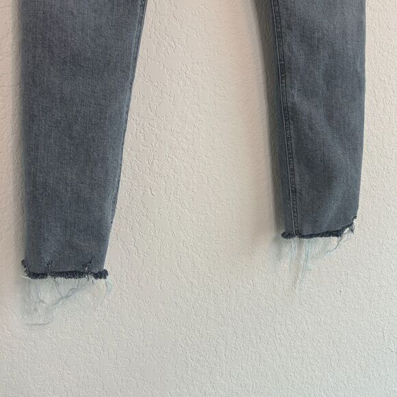 AGOLDE Nico High Rise Slim Jeans Gray Risk Sz 27 - Picture 2 of 10